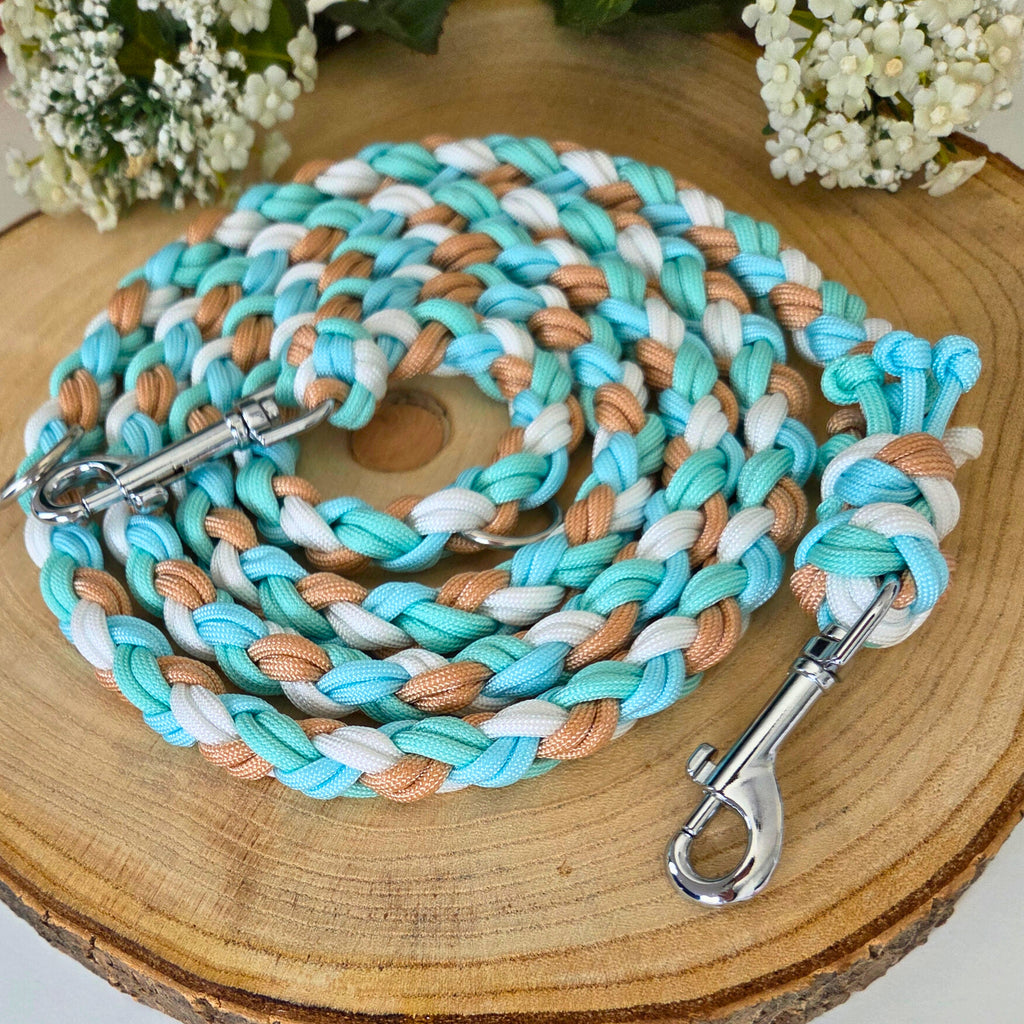 Individuelle Paracord-Leine für Hunde 15-30 kg