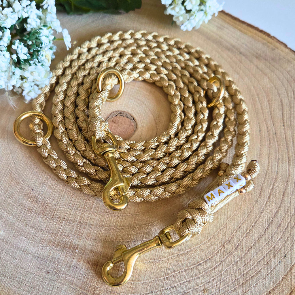 Geflochtene Paracord-Leine für Hunde < 5 kg
