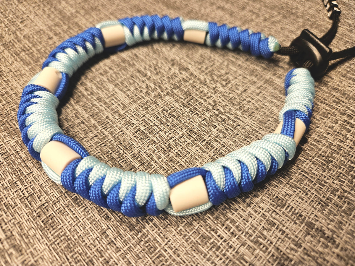 EM-Keramik Halsband individuell – natürliche Zeckenabwehr, geflochten aus Paracord