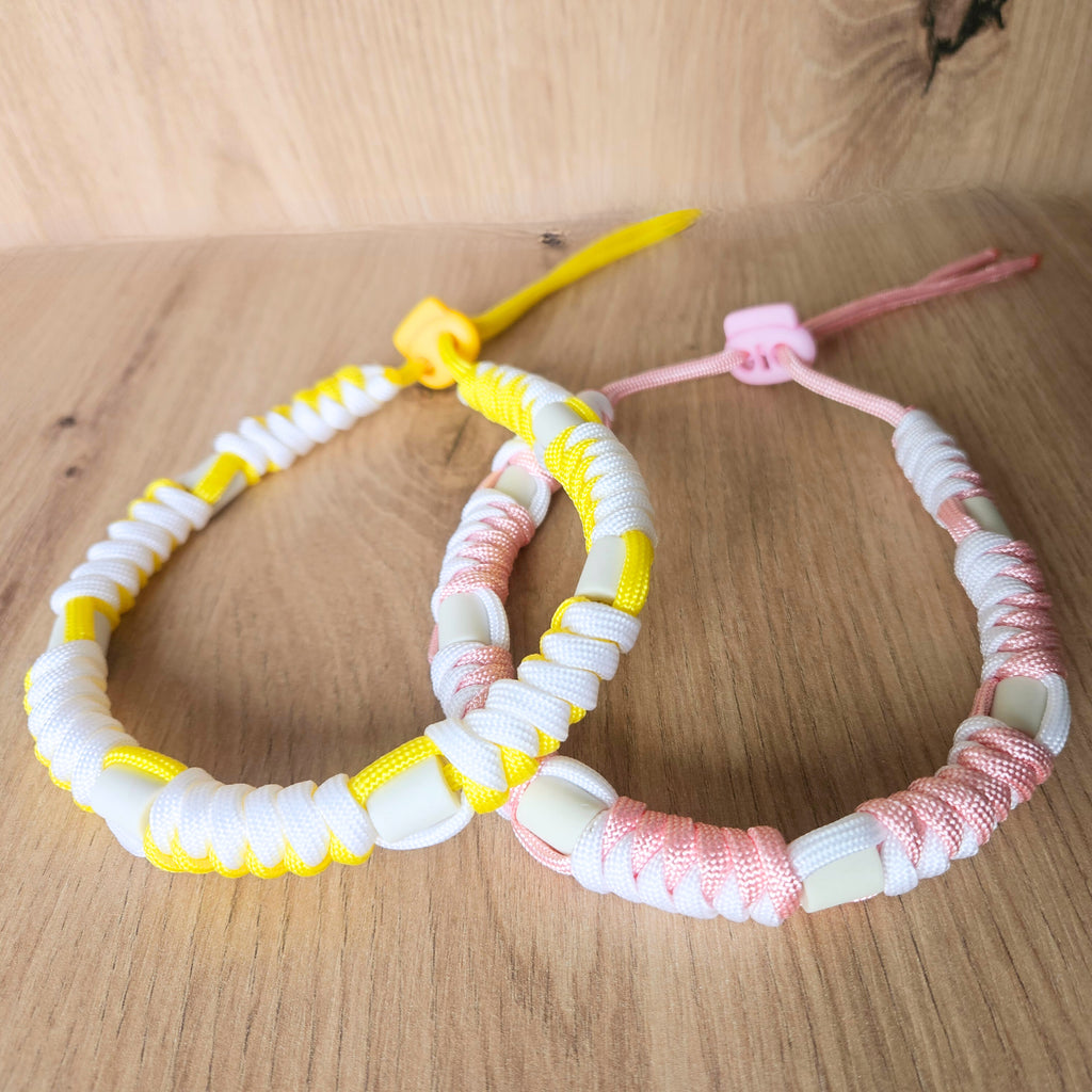 EM-Keramik Halsband individuell – natürliche Zeckenabwehr, geflochten aus Paracord
