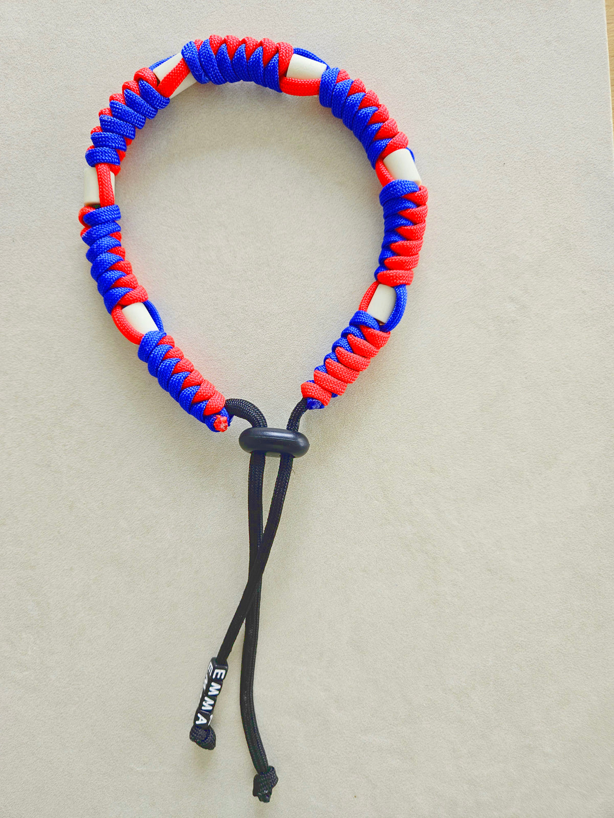 EM-Keramik Halsband individuell – natürliche Zeckenabwehr, geflochten aus Paracord